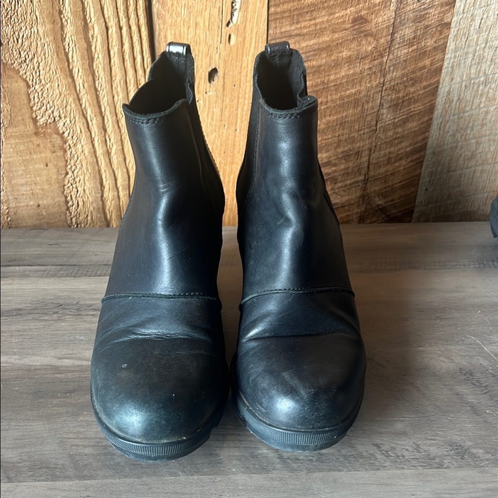 Sorel Black Ankle Boots
